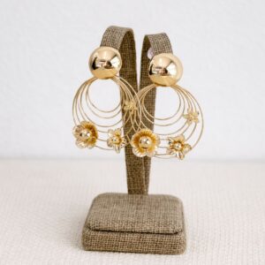 Pendientes "Jardín Etéreo" de Aros Concéntricos
