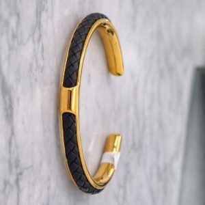 Brazalete "Braid & Gold"