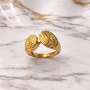 Anillo "Spiral Vortex"